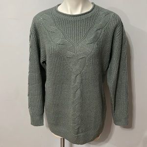 Lauren Conrad Blue Green Sweater, Size Small